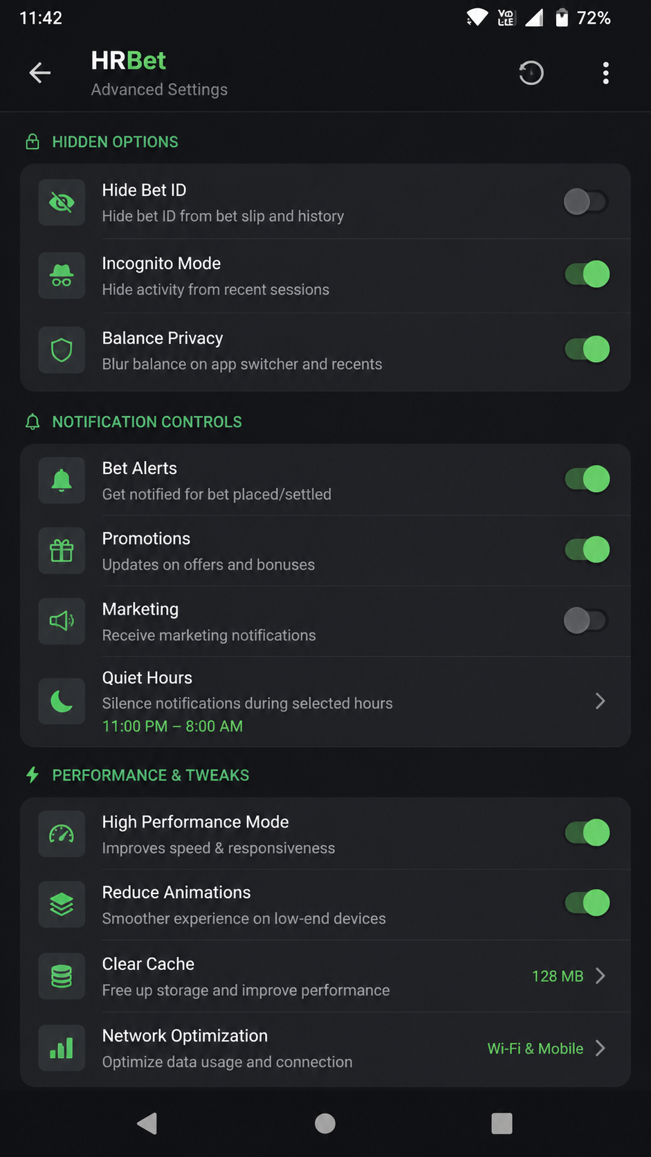 HRBet screenshot