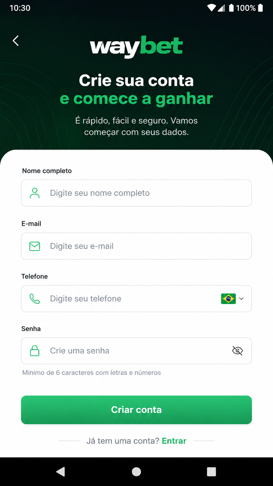 Waybet screenshot
