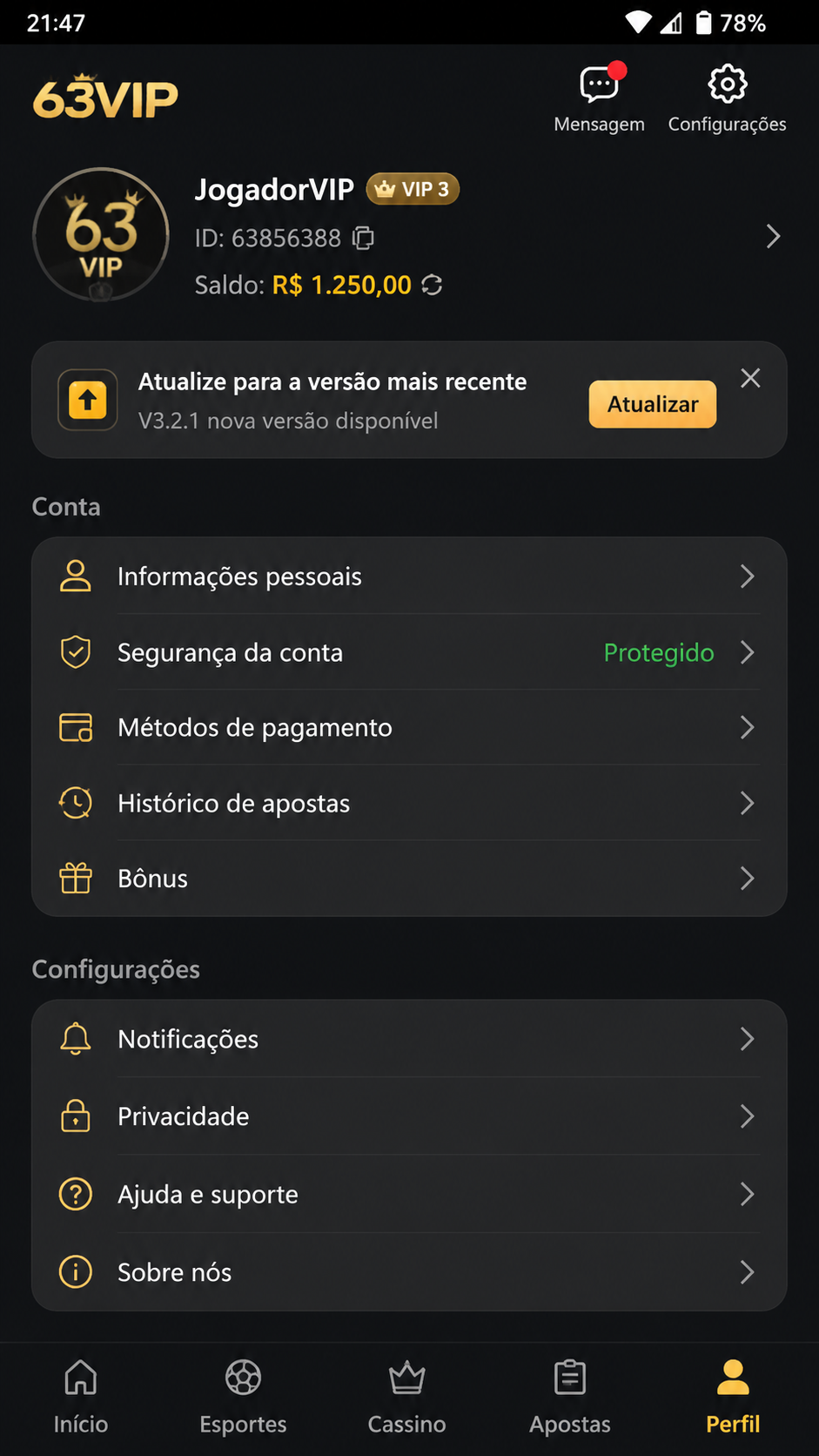 63vip screenshot