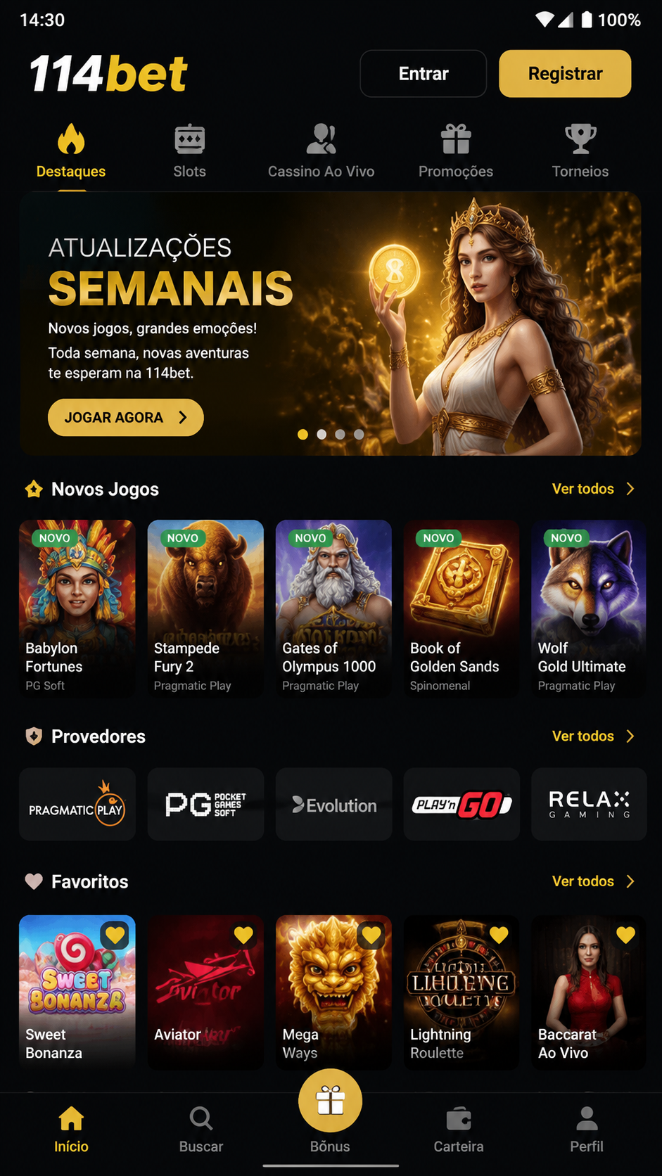 114bet screenshot