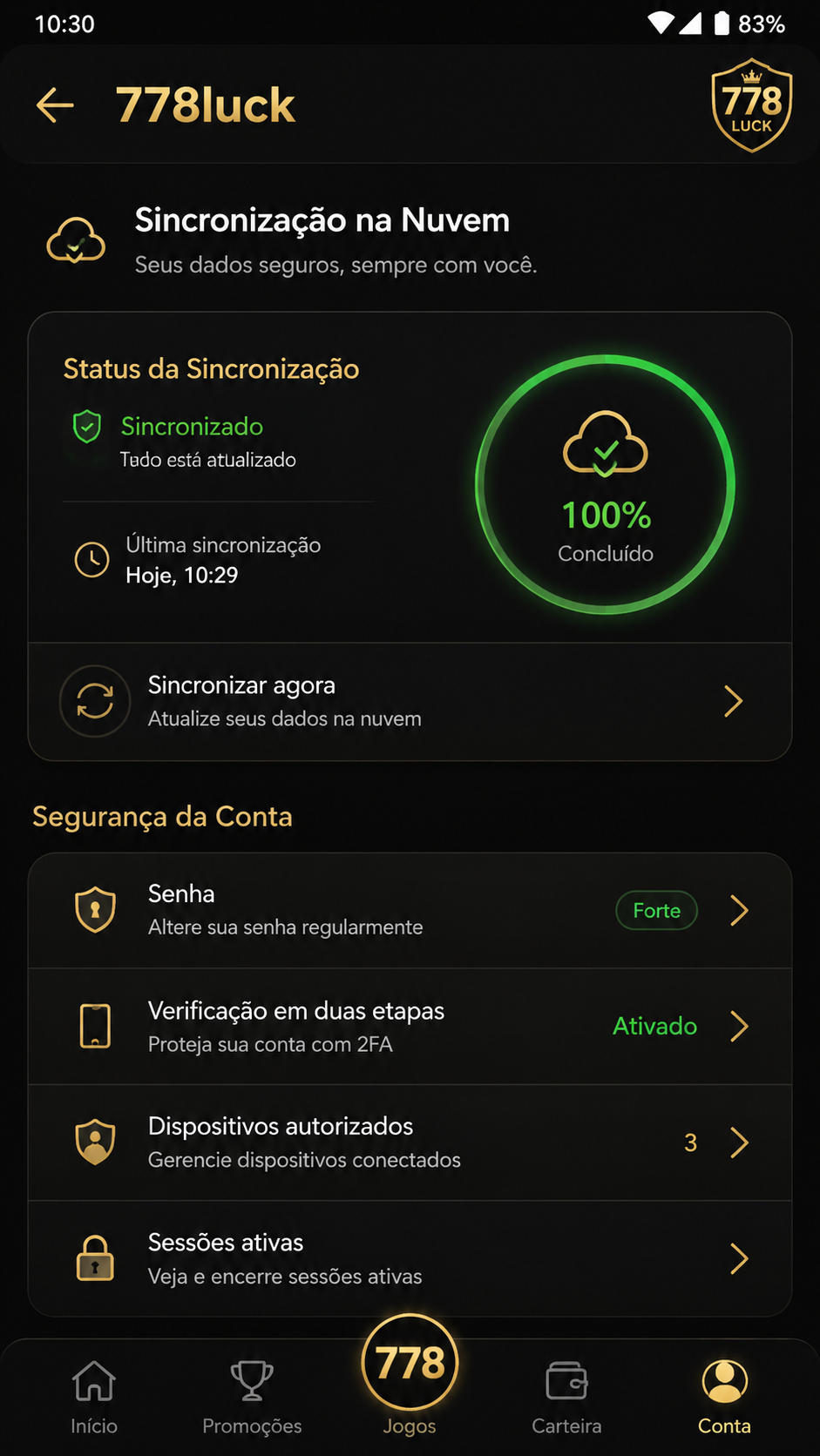 778luck screenshot