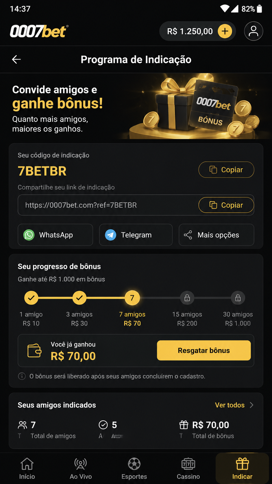 0007bet screenshot