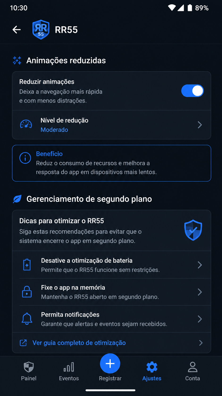 RR55 screenshot