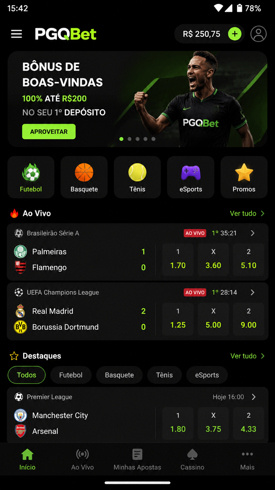 PGQBet screenshot