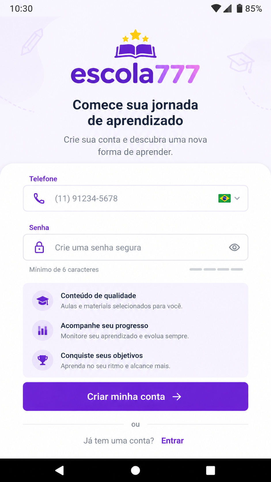 escola777 screenshot