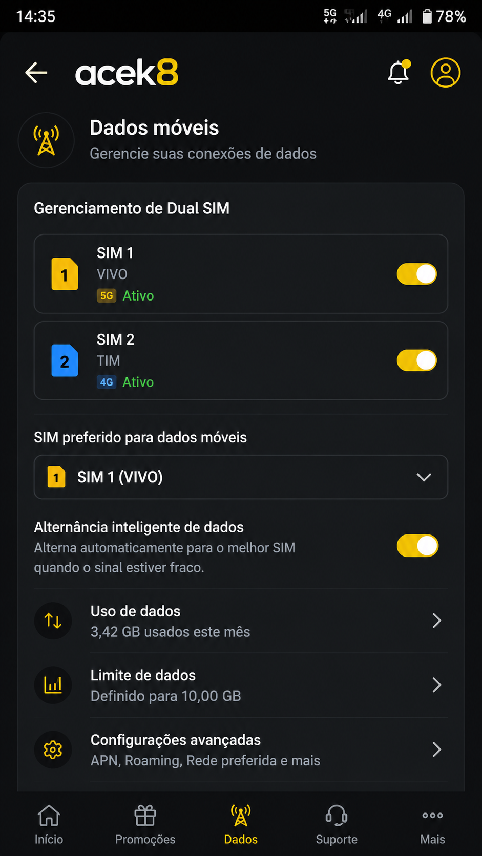 acek8 screenshot