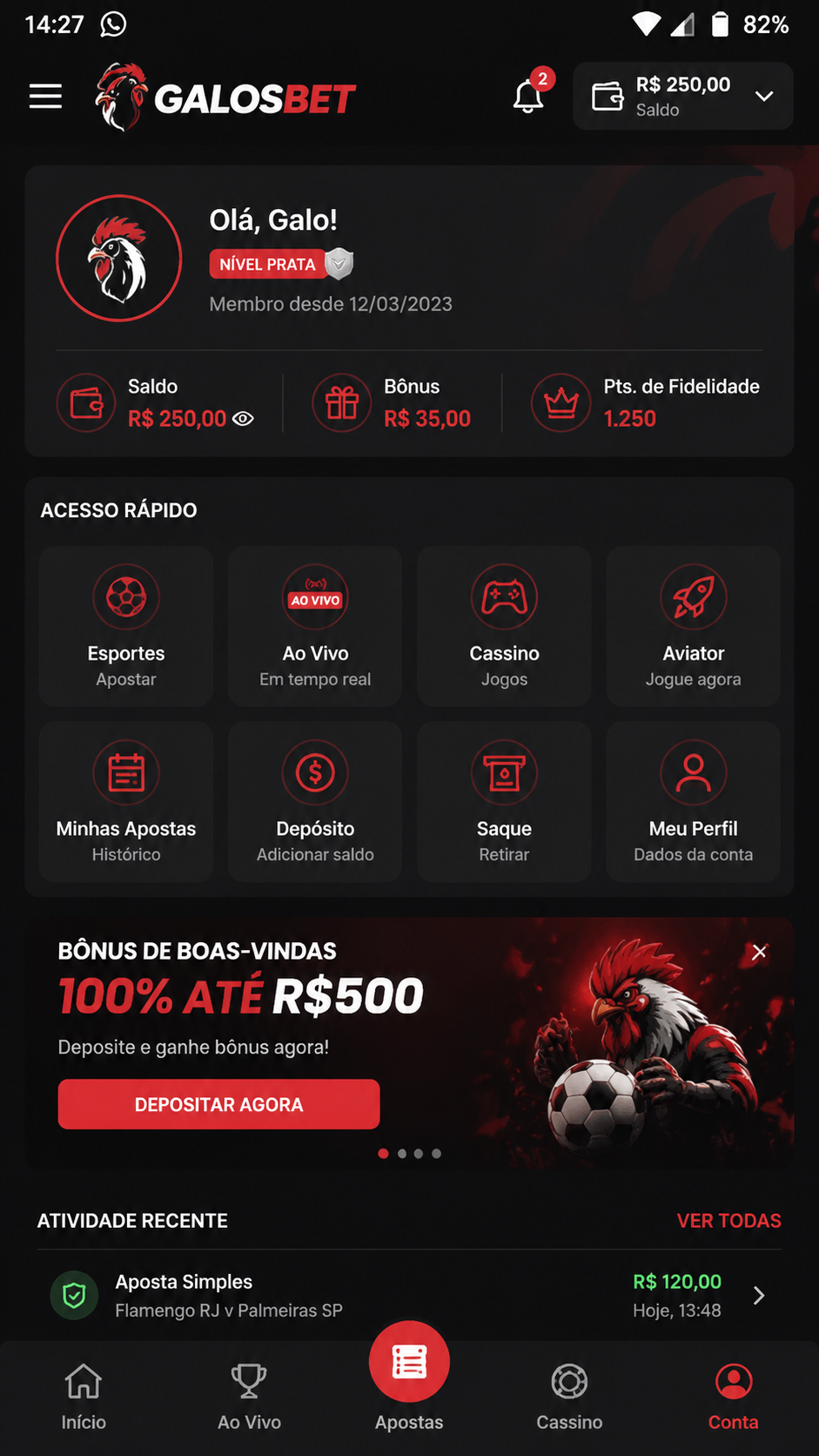 galosbet screenshot