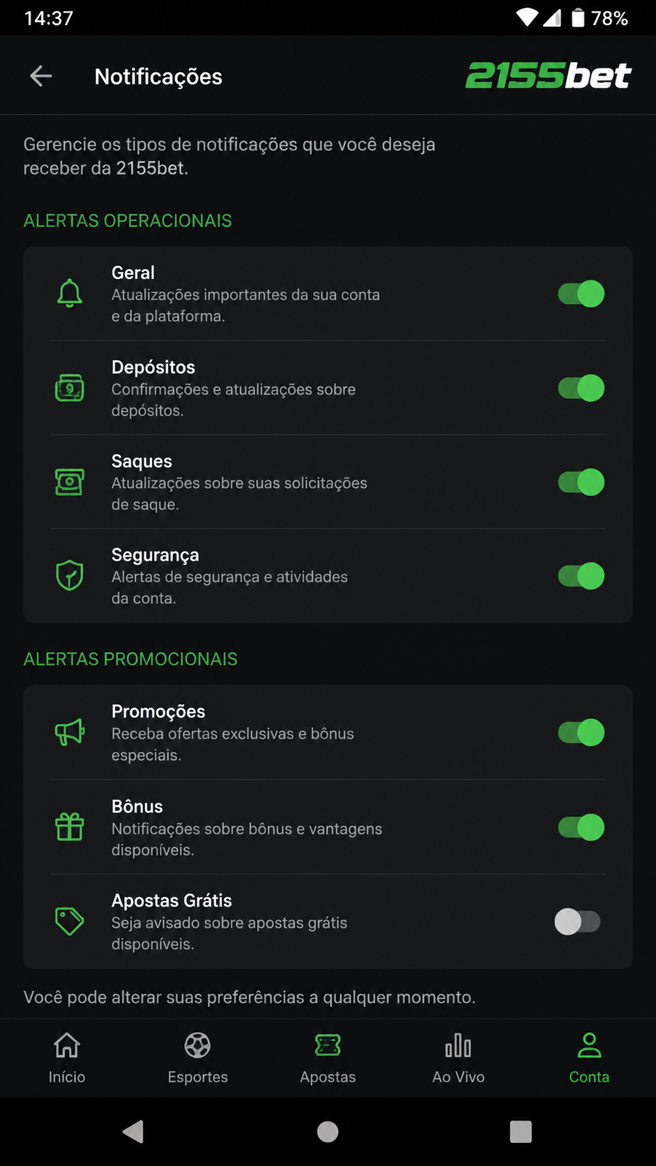 2155bet screenshot